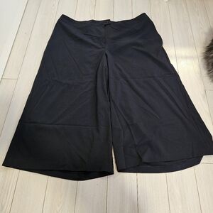 Tribal Plus Womens Pants Black Size 22W Wide Leg High Rise Crop